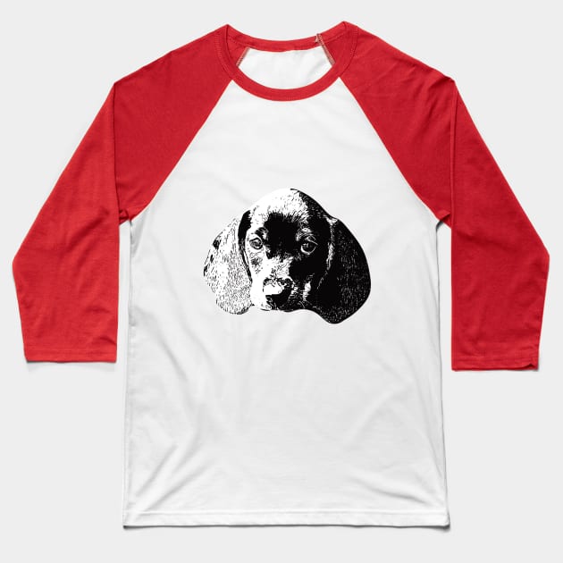 Dachshund Wiener Baseball T-Shirt by DoggyStyles